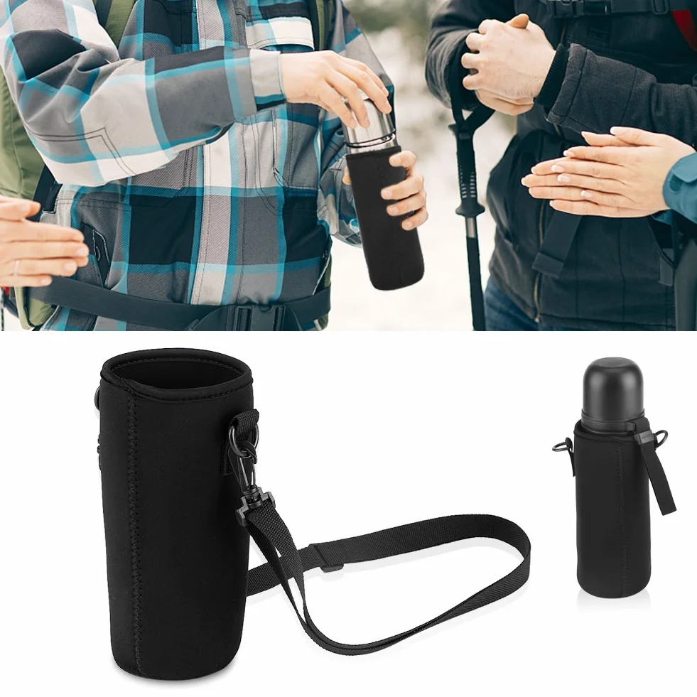 Torba na butelkę wody Pokrowiec na butelkę Torba do noszenia Torba do przenoszenia na zewnątrz Camping Piesze wycieczki Wędkarstwo (wysokość 25 cm)