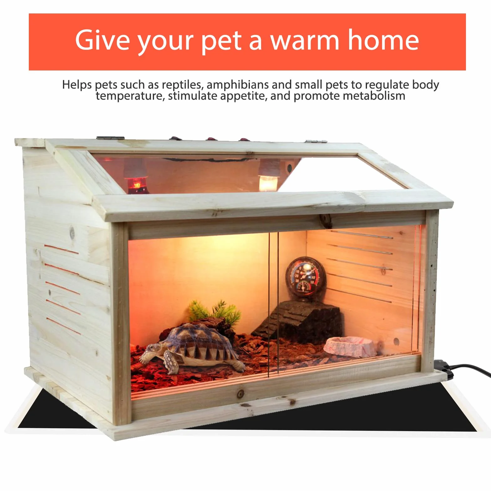Mata grzewcza dla gadów Vivarium 20 W regulowana temperatura