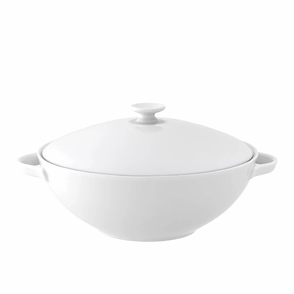 Villeroy & Boch Anmut miska na warzywa o pojemności 2,20 l, wysokiej jakości porcelana kostna, biała