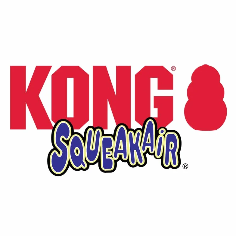 KONG Piłki tenisowe Squeakair Extra Small - Opakowanie 4 sztuk (łącznie 12 piłek)
