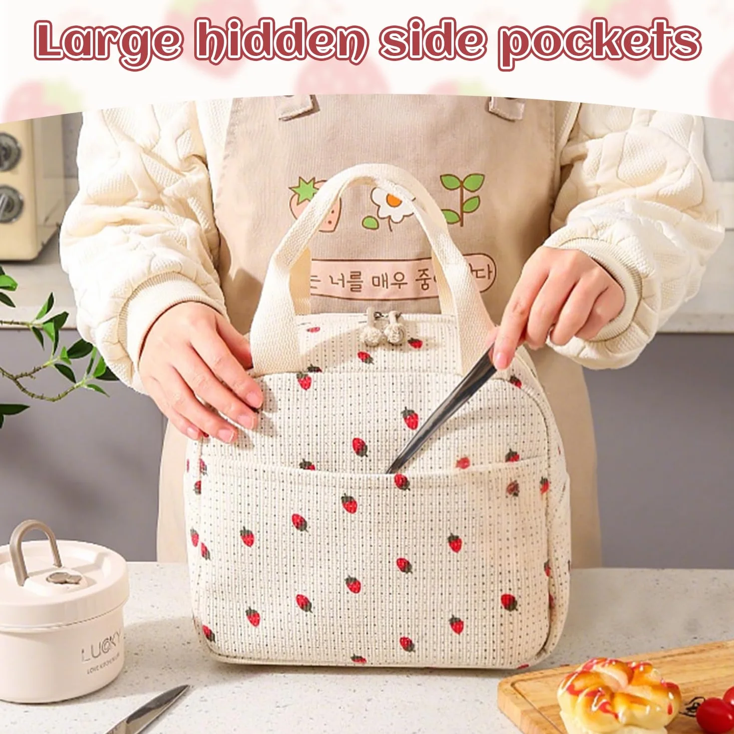 10 l torba termiczna na lunch, wielokrotnego użytku, mała przenośna torba na lodówkę, lunch torba na ramię, dla mężczyzn, kobiet, dzieci, do biura, szkoły, podróży, na kemping na świeżym powietrzu