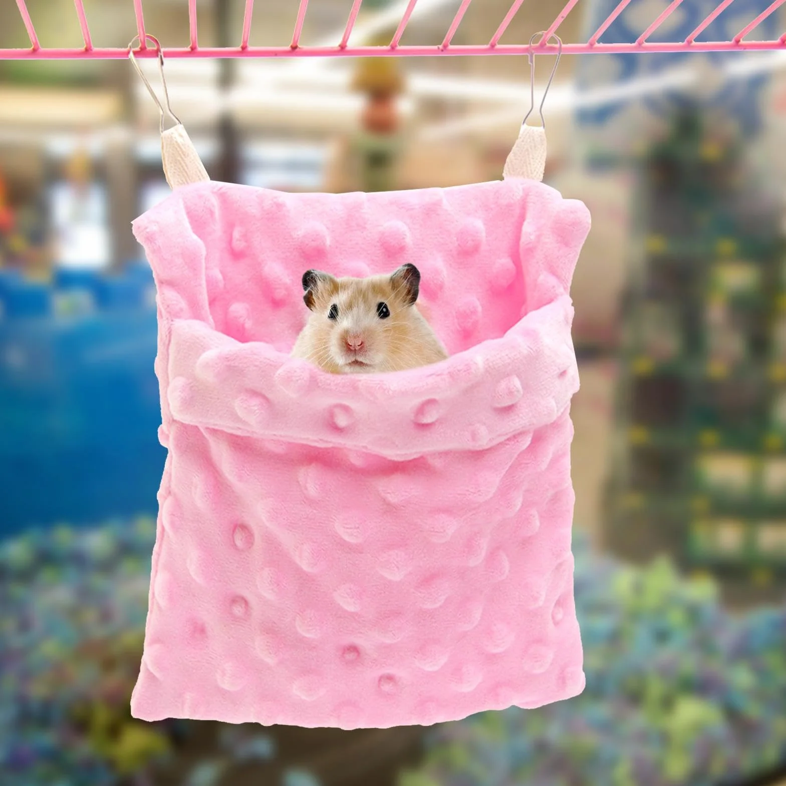 Sugar Glider Torba do spania dla ma?ych zwierz?t domowych, torba do spania, ciep?a ?kka torba do spania dla ma?ych zwierz?t z haczykami, na szybowce, szynszyli, ma?ych zwierz?t domowych
