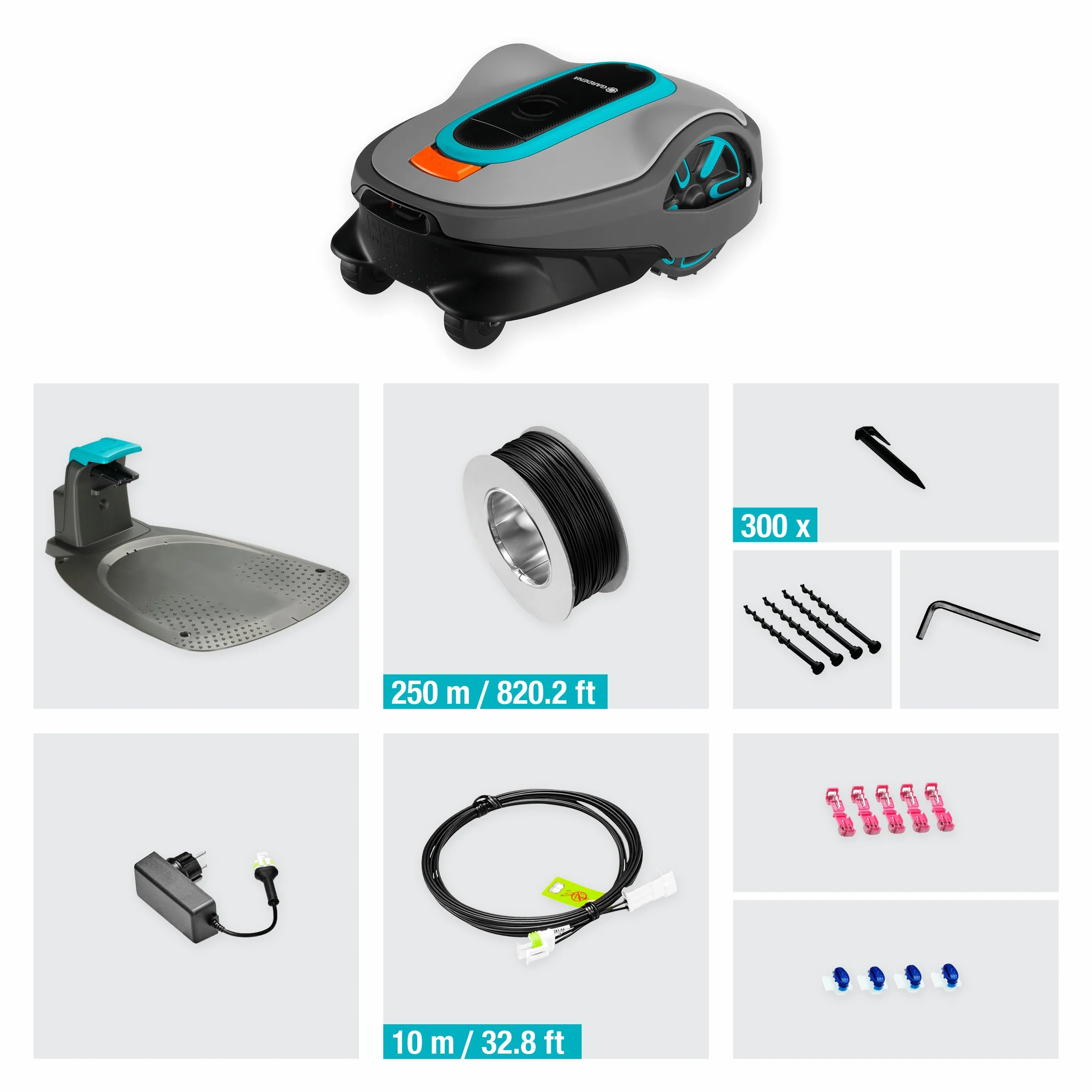 Gardena SILENO life: kosiarka automatyczna do trawników o powierzchni do 1250 m², sterowana za pomocą aplikacji Bluetooth, bardzo cicha - 57 db(A), kosi w każdych warunkach pogodowych (wersja PL)
