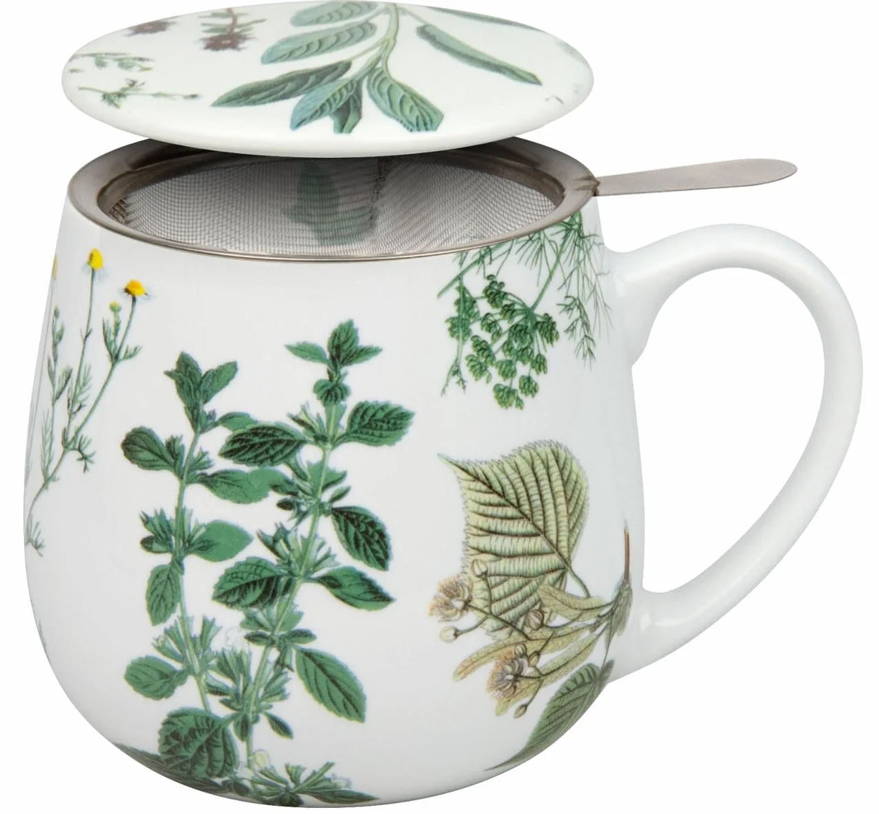 Könitz Tea for One, porcelana, wielokolorowa, 13,2 x 8,2 x 9,7 cm