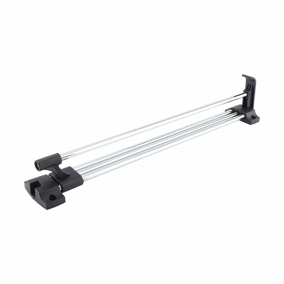 Yosoo Wytrzymały wysuwany drążek do garderoby, wieszak na ubrania, wieszak na ręczniki / wysuwany drążek / organizer do przechowywania polerowany chór, 40 cm