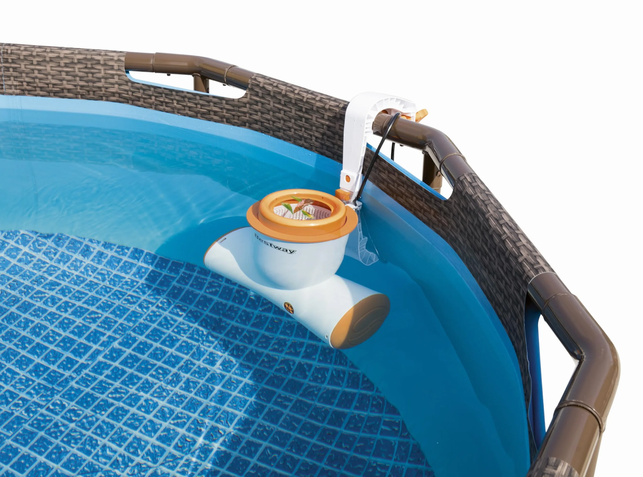 Bestway Skimatic 2 w 1 skimmer do zawieszenia/pompa filtrująca 2,574 l/h, 48 W