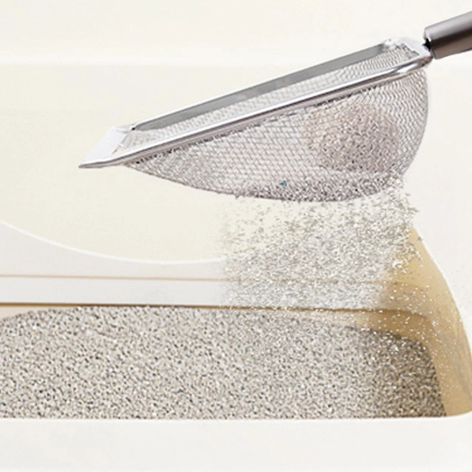 Generico Cat Litter Metal Scoop, przenośny karafka do strzyżenia kota, ze stali nierdzewnej, łyżka do pomponów, narzędzie do szufelek dla kotów i muszli, podnoży dla żabek dla żabek, kotów i żółwi