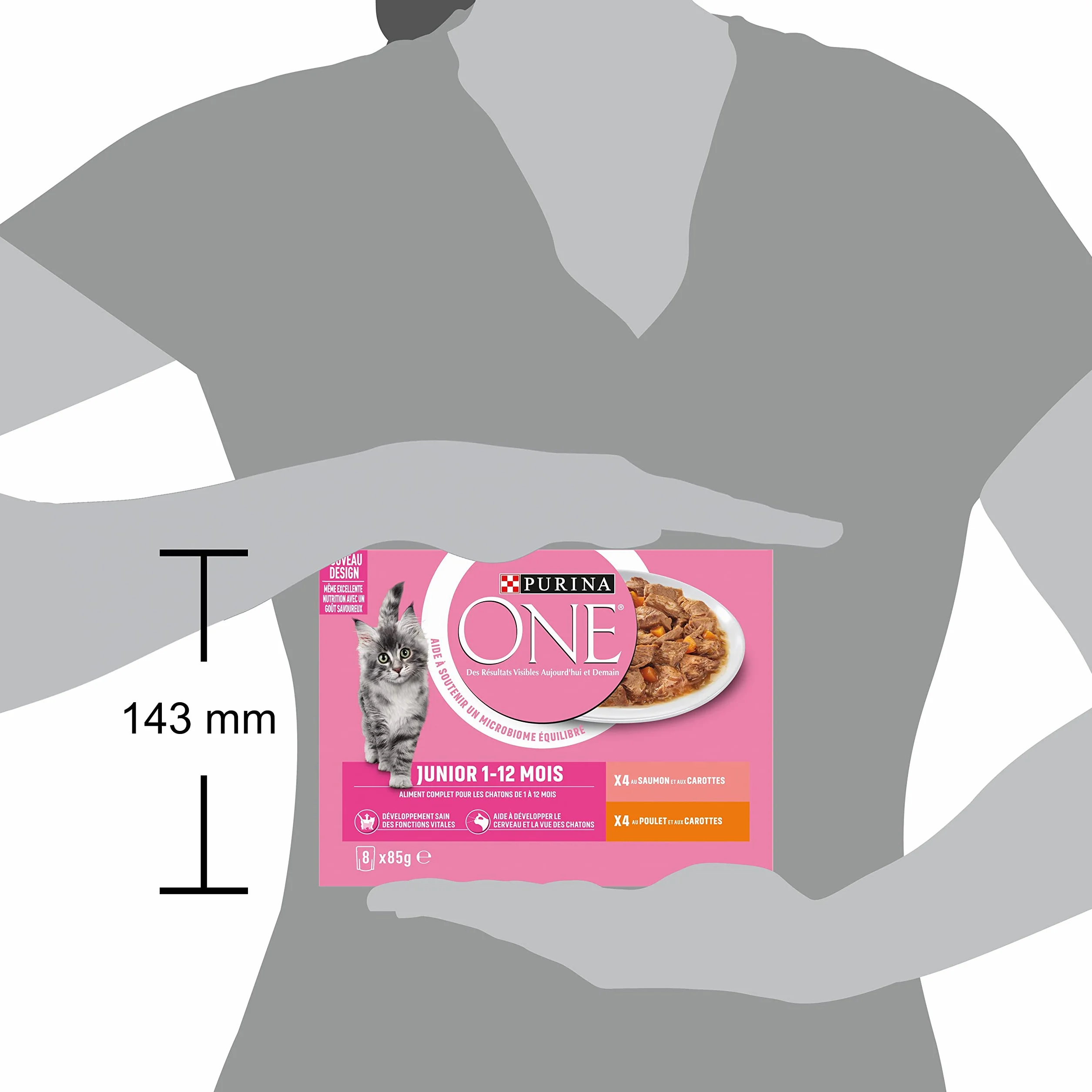 Purina One Junior Karma dla Kotów Łosoś Kurczak 680 g