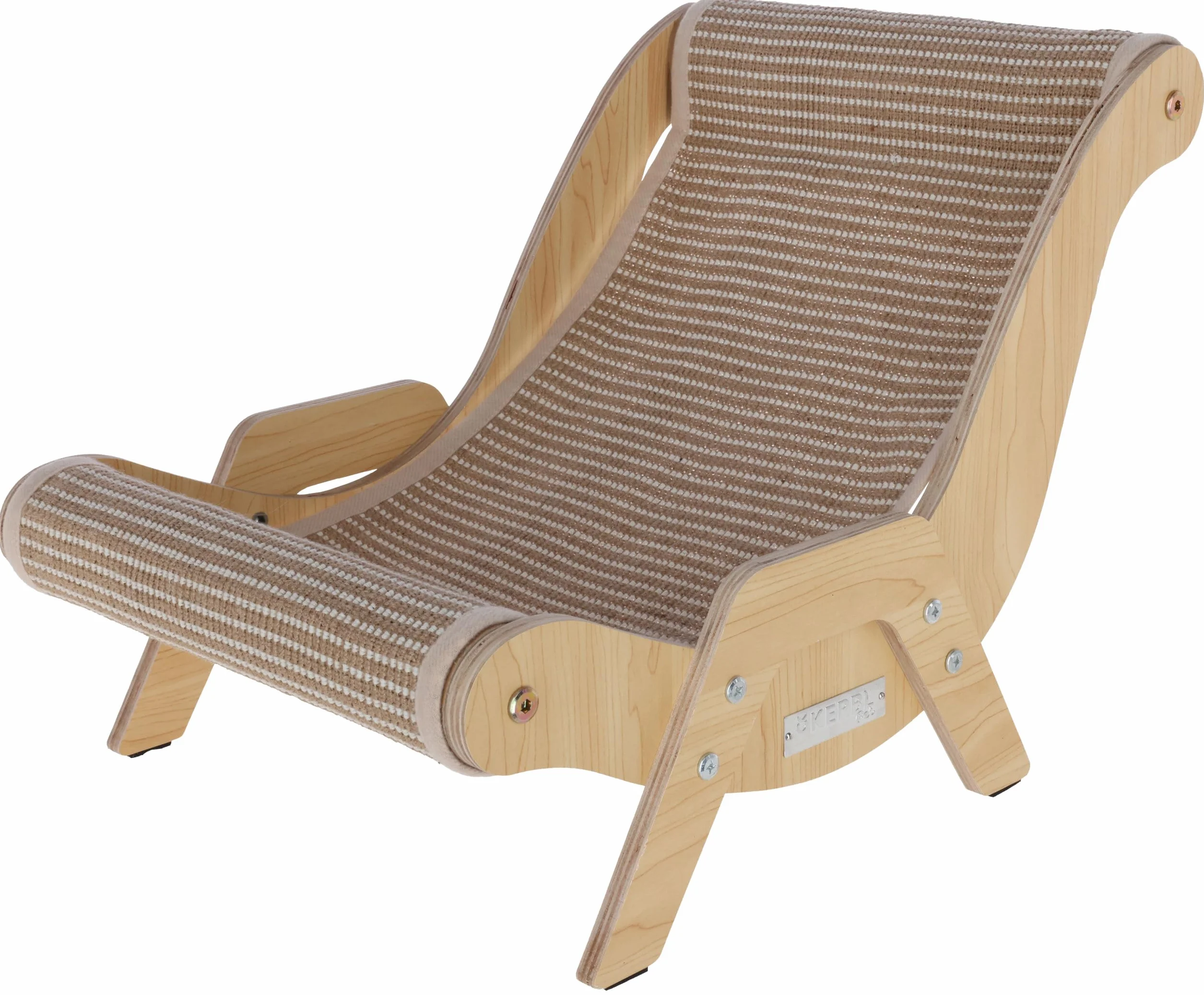 Kerbl Leżak dla Kota Sundowner Drewno Sizal 52x37x37 cm Brązowy 12 kg