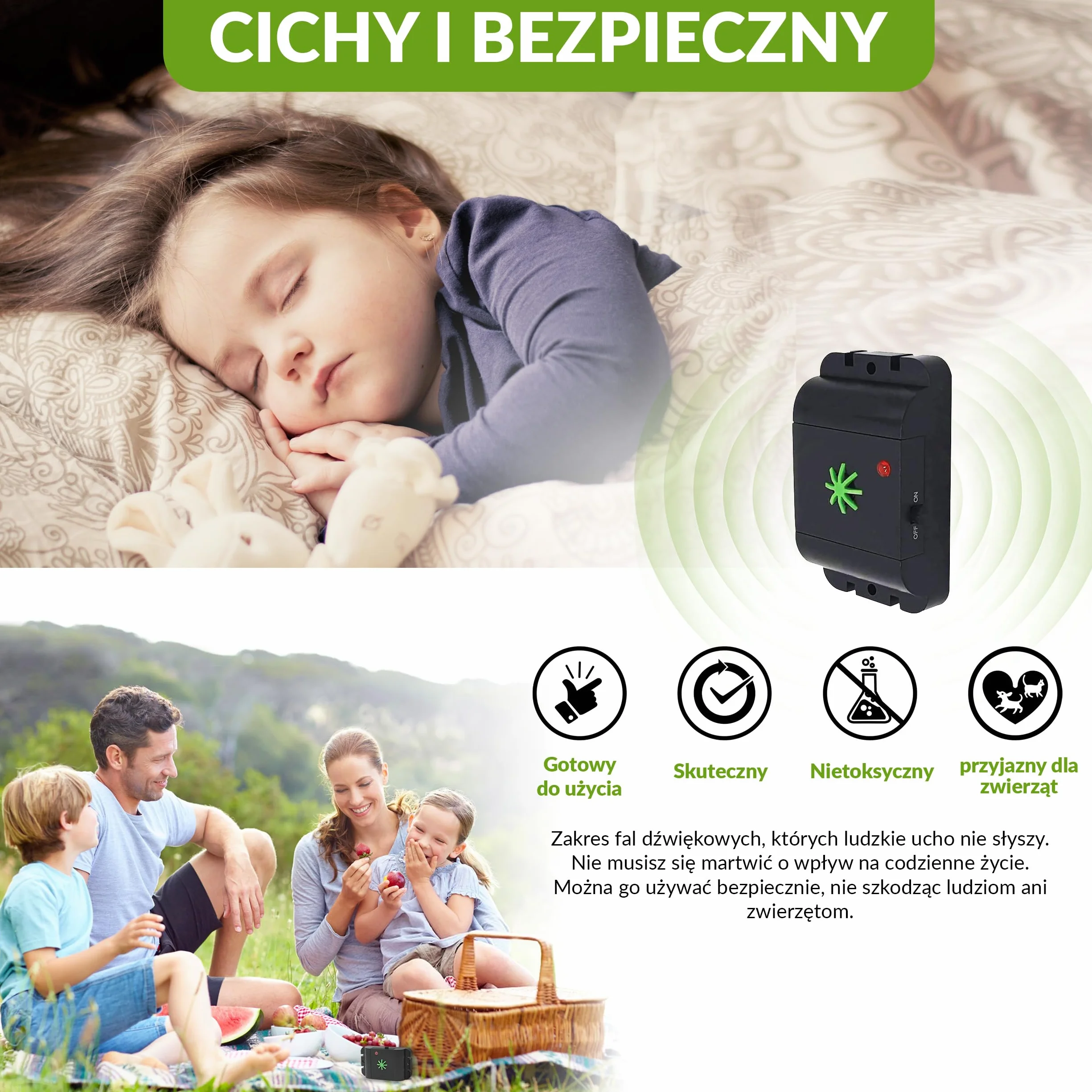 ISOTRONIC Ultradźwiękowy odstraszacz kotów i psów, 3 sztuki, wodoodporny, wysoka częstotliwość