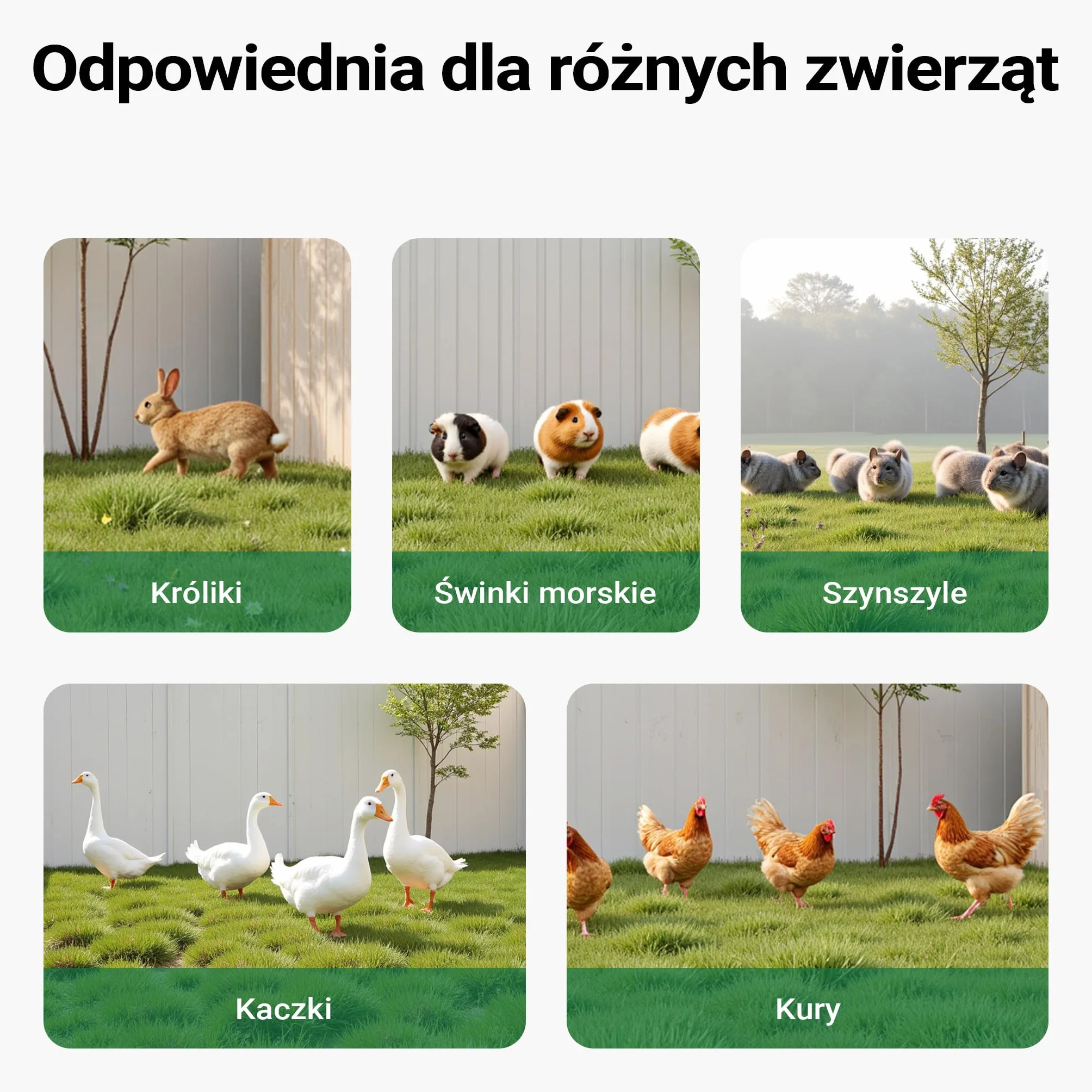 Wybieg dla małych zwierząt 216x116x65cm klatka z blokadą przed ucieczką i osłoną przeciwsłoneczną