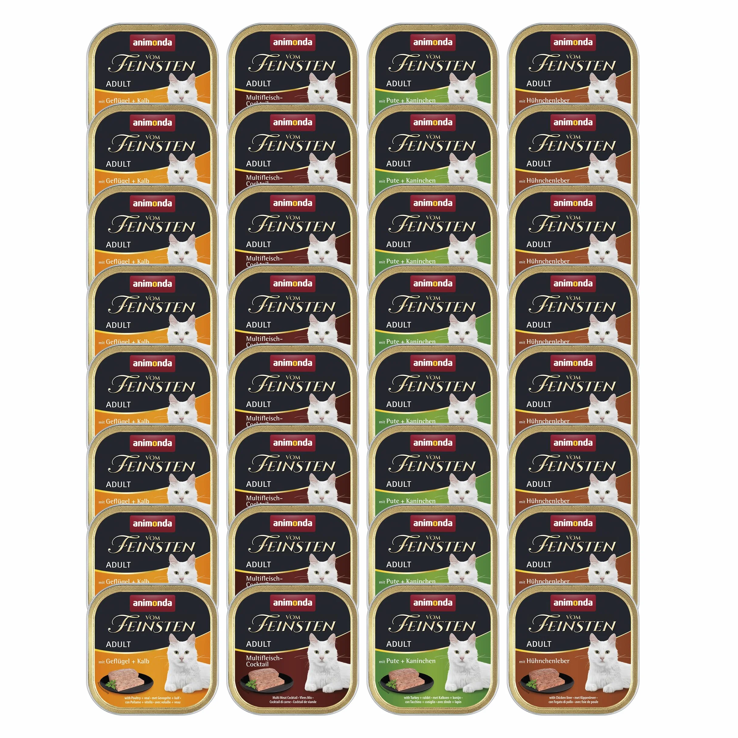 Animonda Vom Feinsten Mokra Karma dla Kotów Drób 32 x 100 g