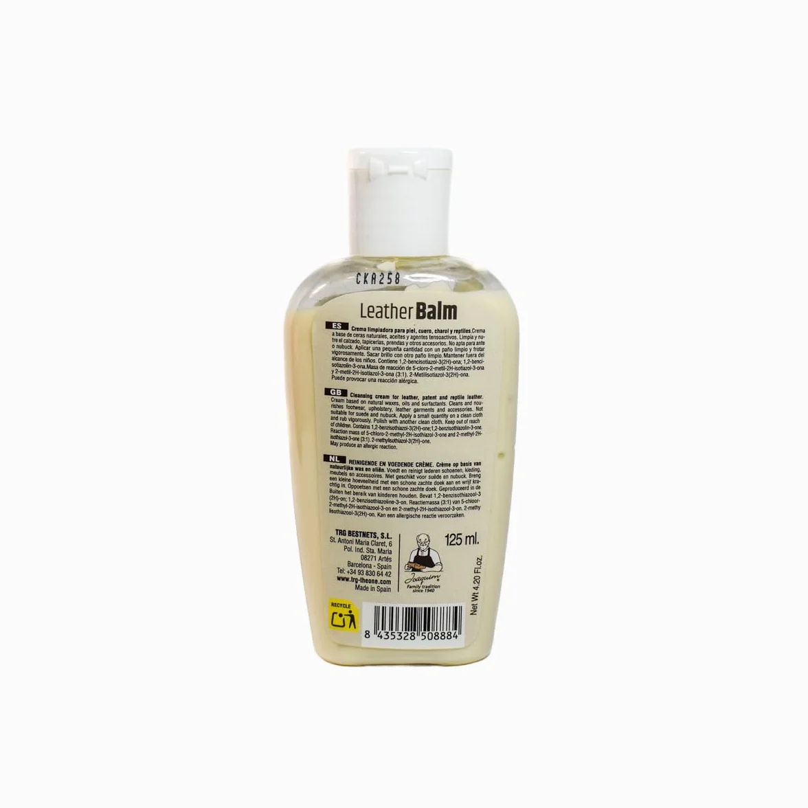 TRG The One Leather Balm krem do czyszczenia skóry 125 ml bezbarwny