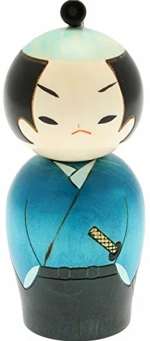 Usaburo japońska lalka Kokeshi, Yuji The Ronin by Usaburo