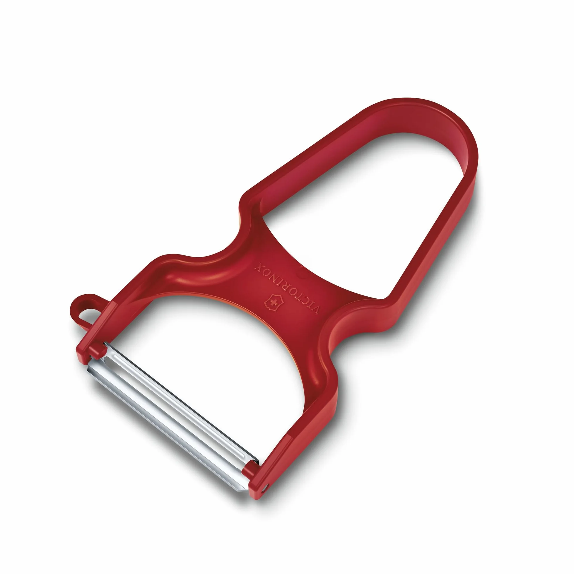 Victorinox Swiss Classic zestaw noży kuchennych z obieraczką, 3 sztuki, stal nierdzewna, można myć w zmywarce, czerwone