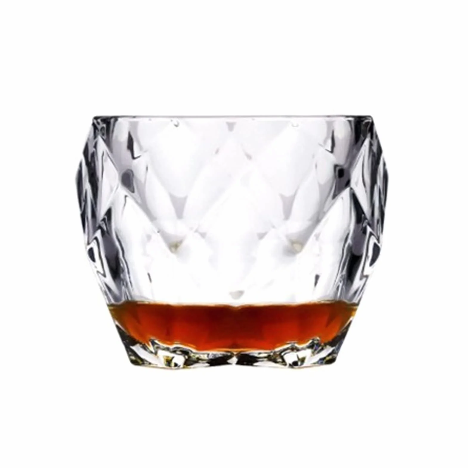Szklanki do wody Szklanki do picia Szklanki do whisky Diamond Cut Whisky Prism Crystal Old Fashioned Glass Vodka Tumbler Chivas Wine Cup Szklane kubki (Rozmiar: 350 ml, Kolor: 2 szt) (1 szt 350 ml)