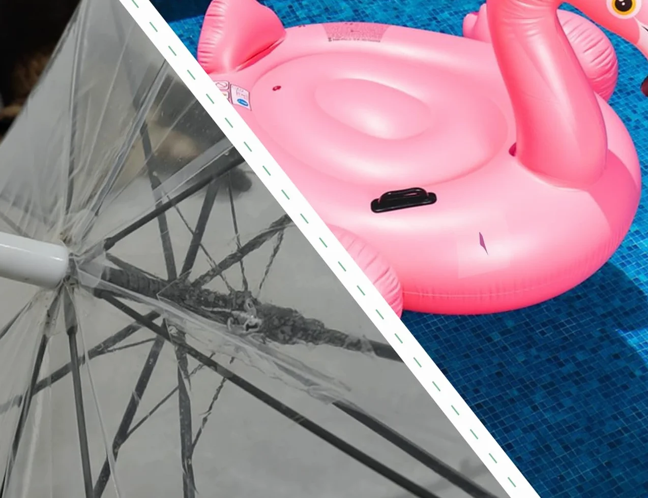 10 sztuk zestaw do naprawy basenu, samoprzylepne wodoodporne łatki, łatki naprawcze z TPU, przezroczyste łatki do basenu, do łóżek wodnych, materace powietrzne, dmuchane koła do pływania