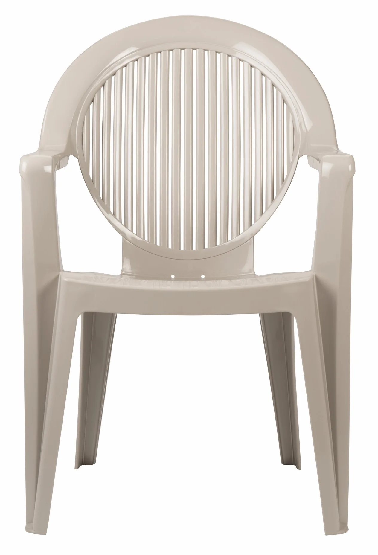 Grosfillex Fidji Evolution fotel sztaplowany, len, 59 x 58 x 91 cm