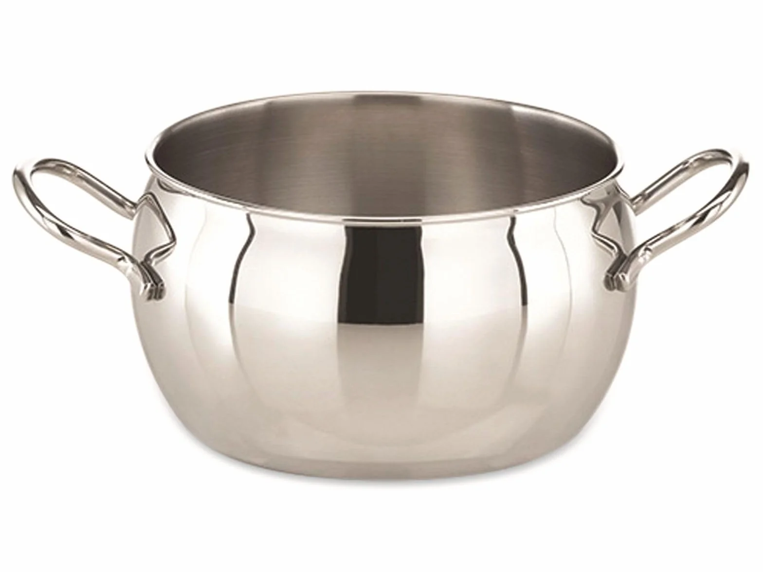 APS 65060 Zestaw do fondue i szczypce do fondue, garnek do fondue, pokrywka ze stali nierdzewnej, polerowana na lustro, chromowana, chochla, na ok. 2,2 l.