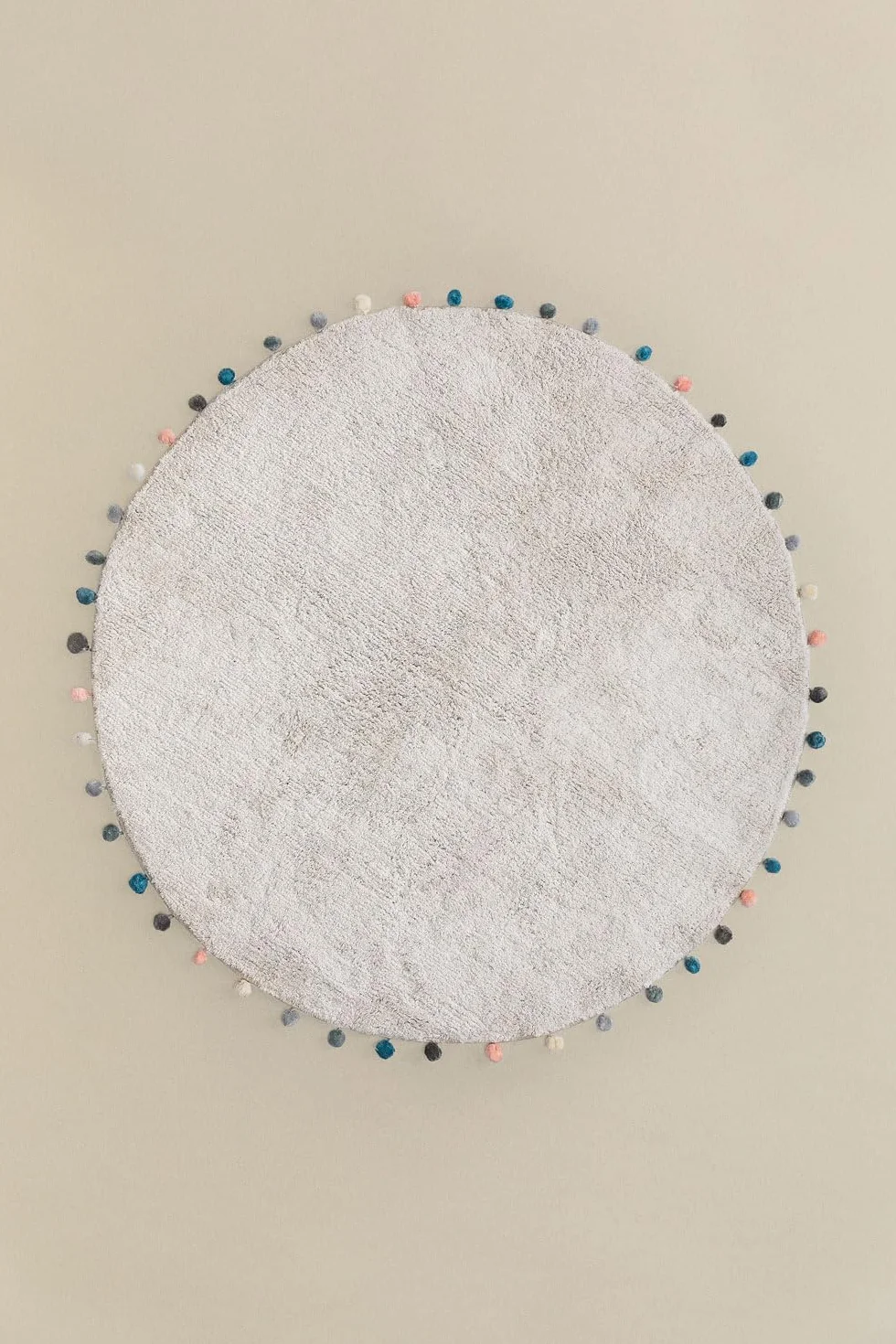 SKLUM Okrągły bawełniany dywan (Ø126 cm) Cinder Kids