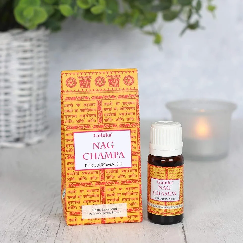 Goloka Aroma Oils Nag Champa 10ml