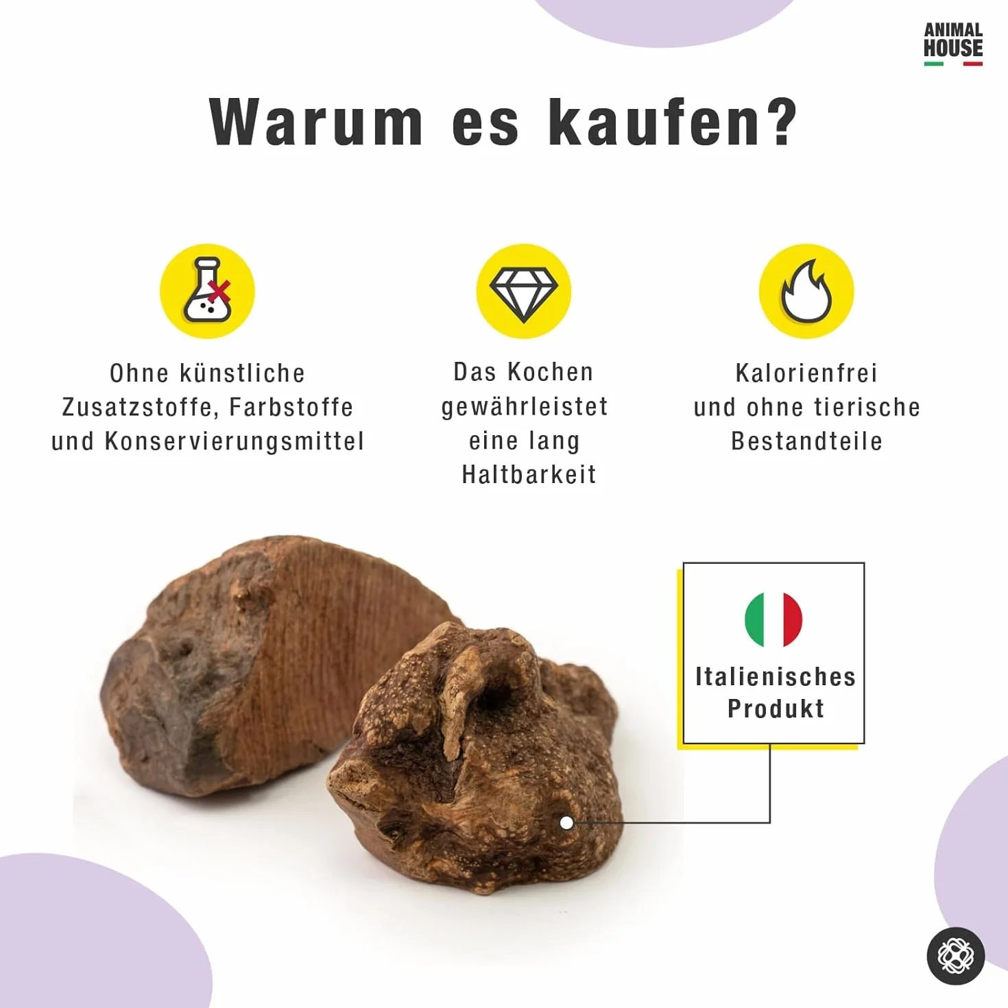 Korzeń wrzosu dla psów Naturalne żucie Antystresowy Odporne i trwałe (S)