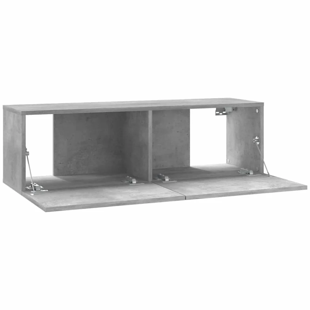 vidaXL Szafka pod TV, szarość betonu, 100x30x30 cm
