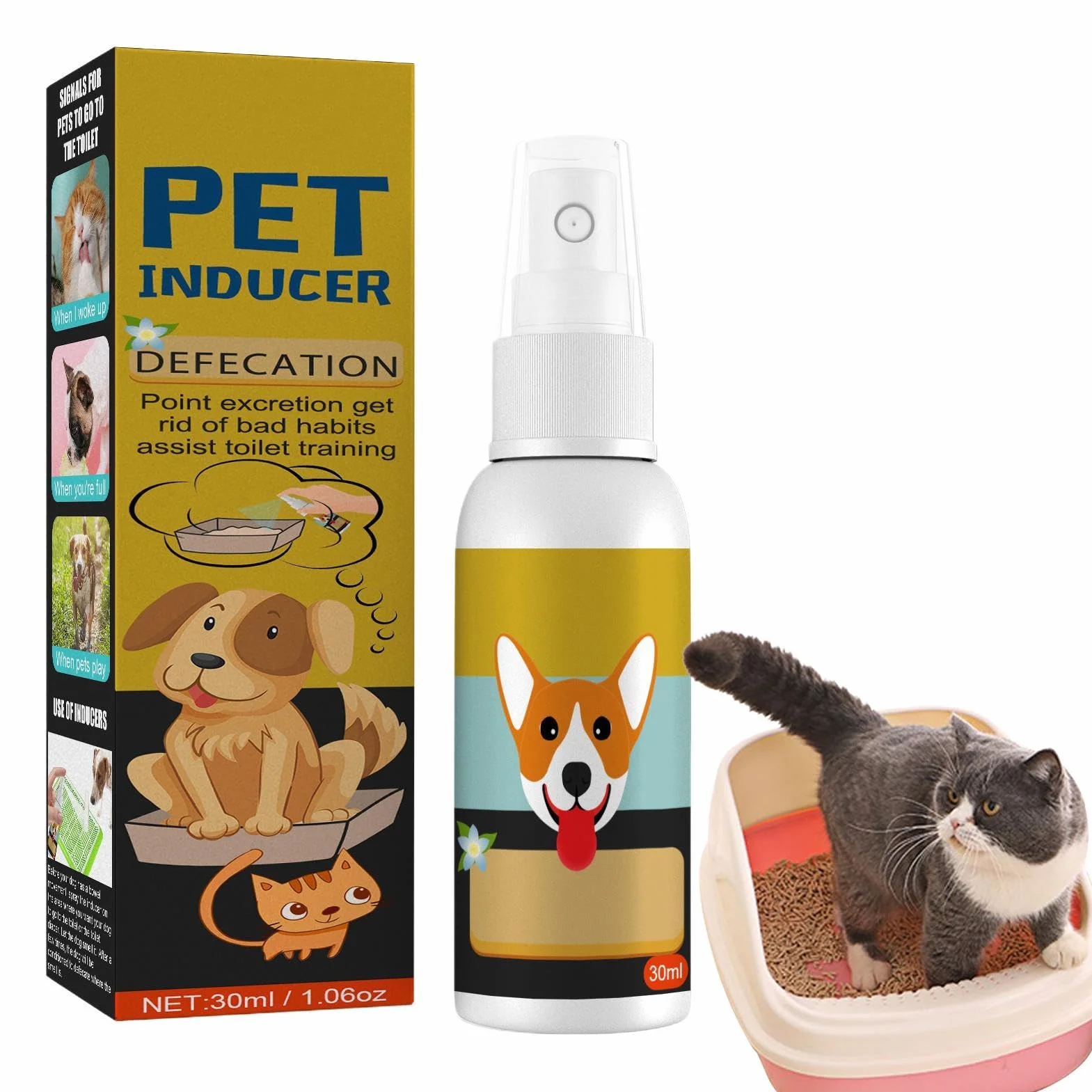 Spray do treningu dla psów 30 ml naturalny bezpieczny do domu i na zewnątrz