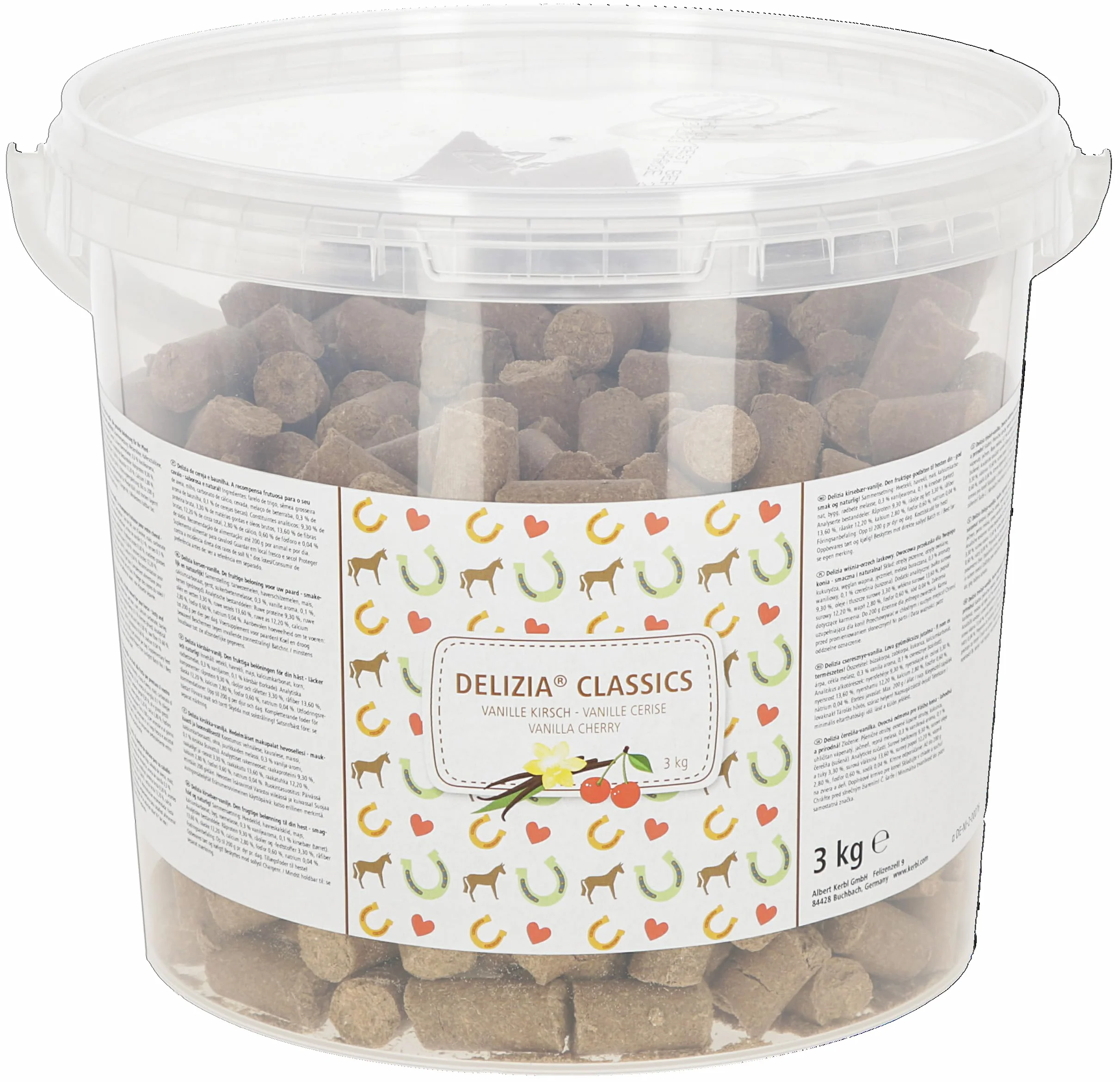 Kerbl Delizia Sweeties wanilia wiśnia, 1 sztuka (1 x 3 kg)
