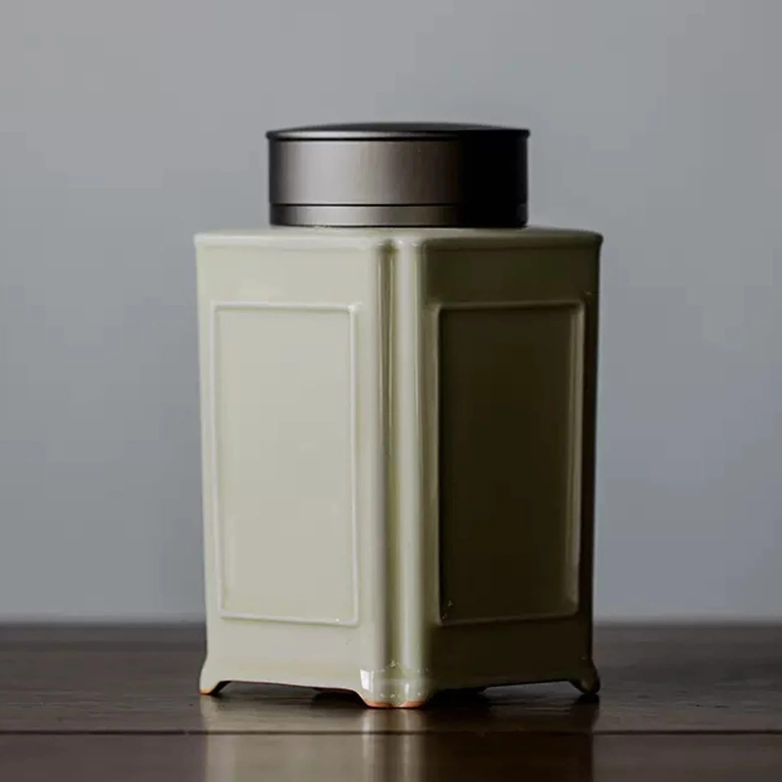 Zamknięty pojemnik na herbatę ceramiczne słoiki na herbatę chiński styl retro pojemniki na herbatę luźny słoik na liście herbaty, porcelanowy dzbanek do herbaty puszka do przechowywania