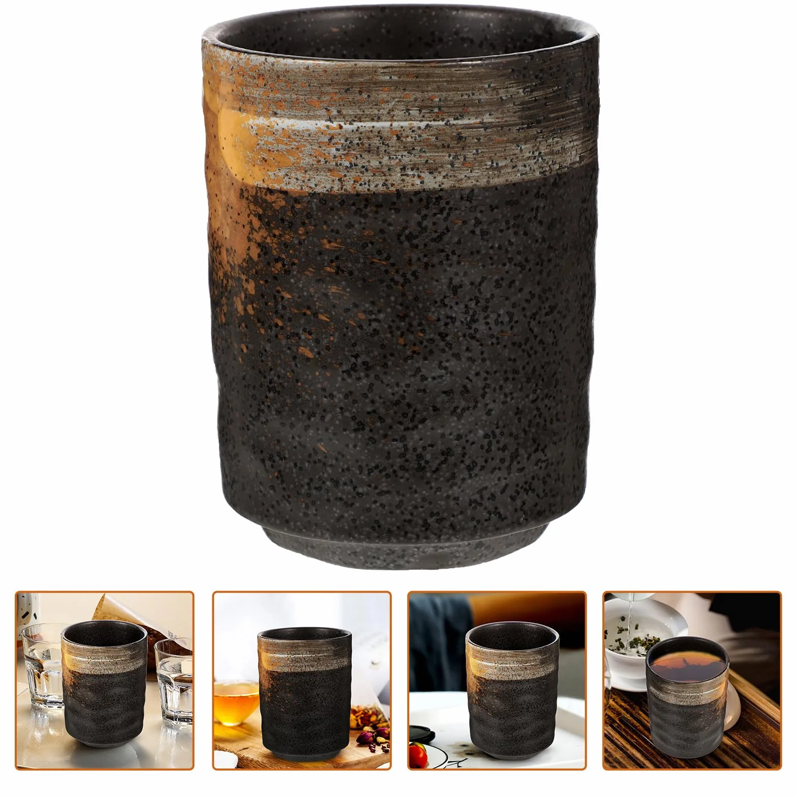 PRETYZOOM Japońska filiżanka do herbaty Matcha, ceramiczny kubek Matcha, ceramiczny, zestaw do serwowania sake, japoński zestaw sake, kubek Yerba mate, porcelanowy kubek do kawy, filiżanka do kawy