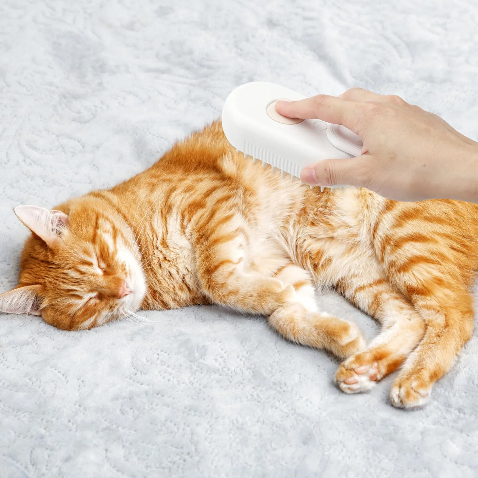 Steamy Pet Brush 3 w 1 parowiec dla kotów i psów