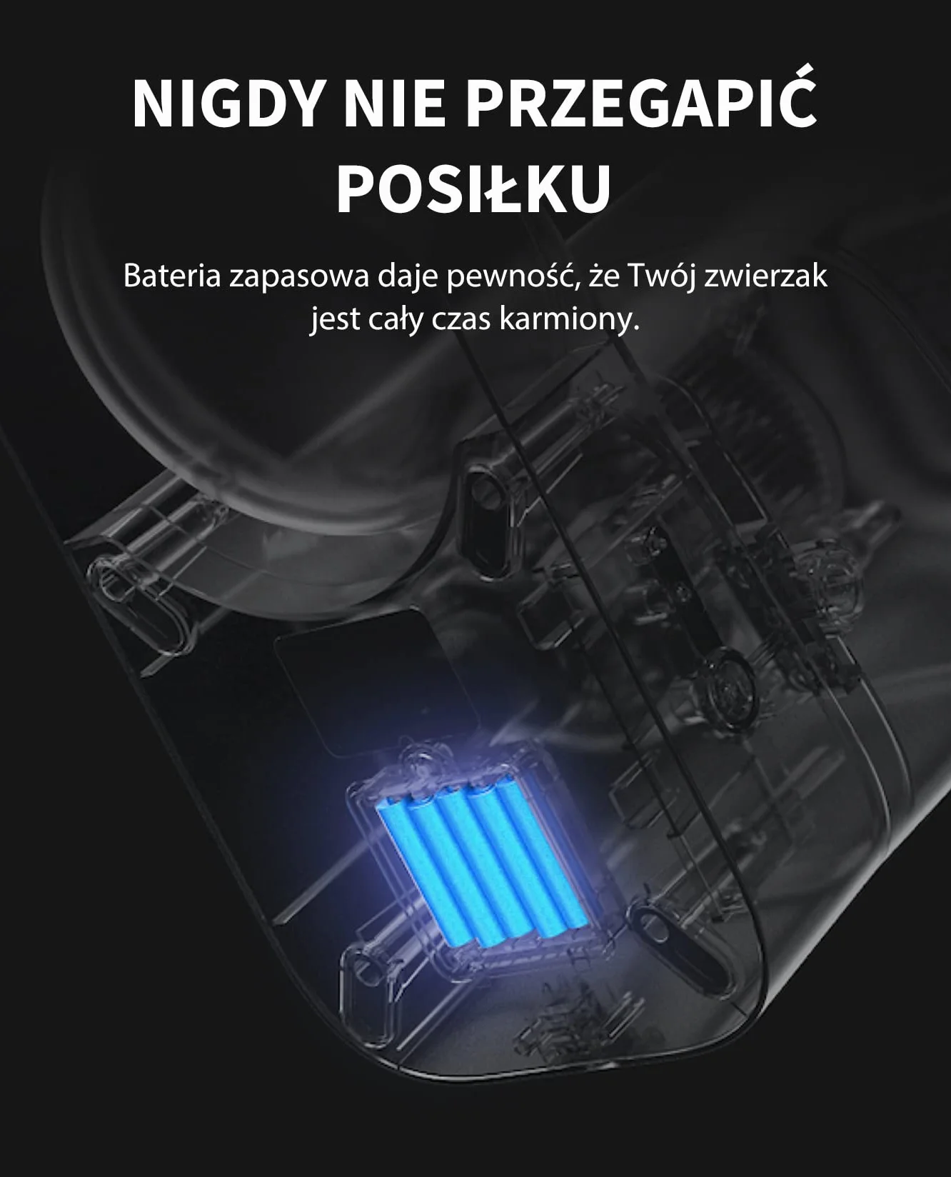 PETKIT Automatyczny Dozownik Karmy 3L WiFi Kontrola APP Miska Stal Nierdzewna Jasnoszary