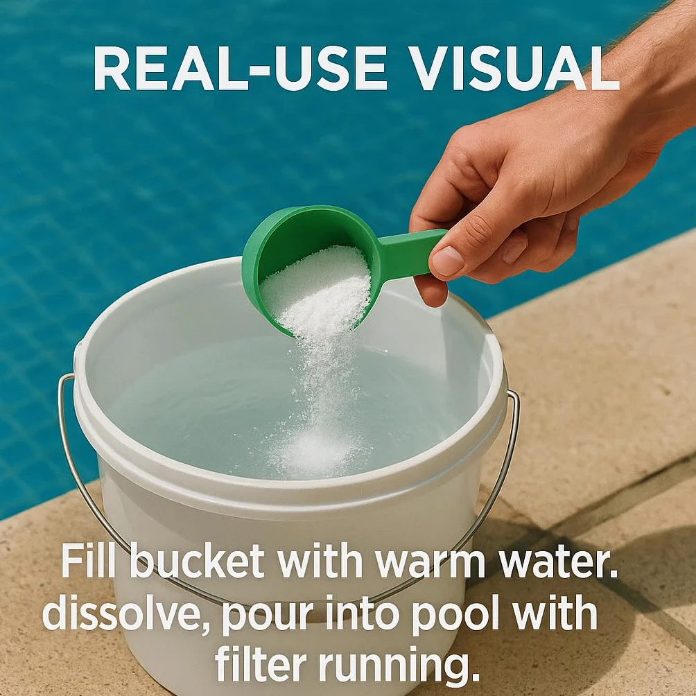 Granulat pH Plus 20 kg w wiaderku, średnia wartość pH w basenie, środek do pielęgnacji wody z hydromasażem dla krystalicznie czystej wody, idealny do wszystkich rodzajów basenów, łatwe dozowanie ph+