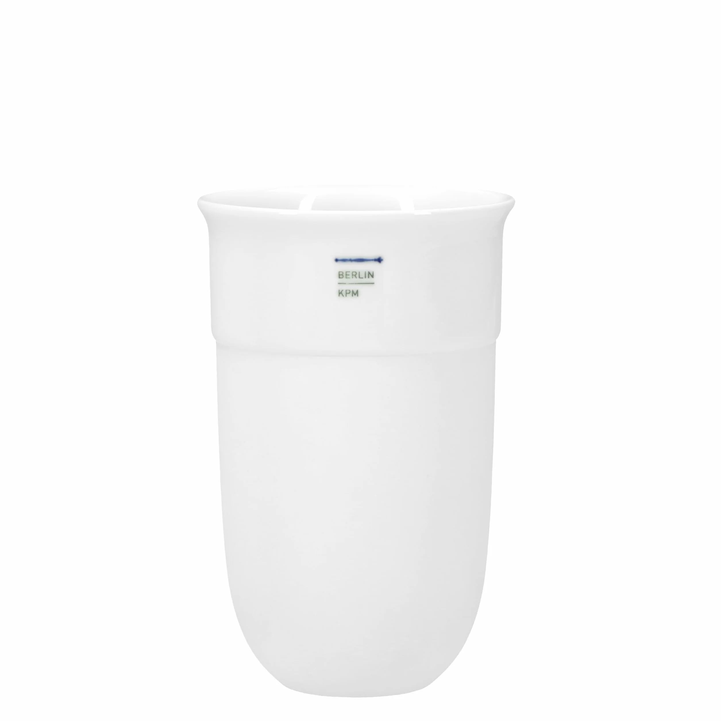 KPM Berlin LAB To-Go kubek, porcelana, kubek do kawy, kubek do kawy na wynos 460 ml, ręcznie wykonany, biały