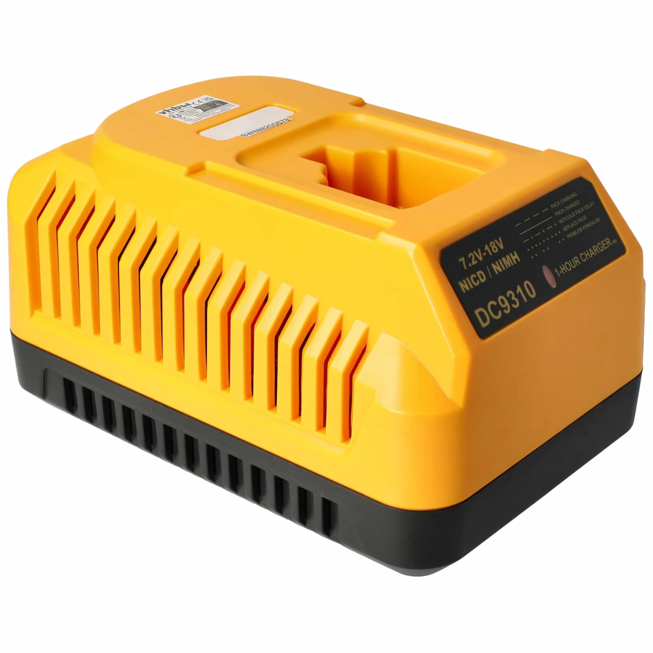 vhbw Ładowarka kompatybilna z narzędziami Dewalt DE9071, DE9074, DE9075, DE9085 z narzędziami NI-Cd, akumulatory NiMH