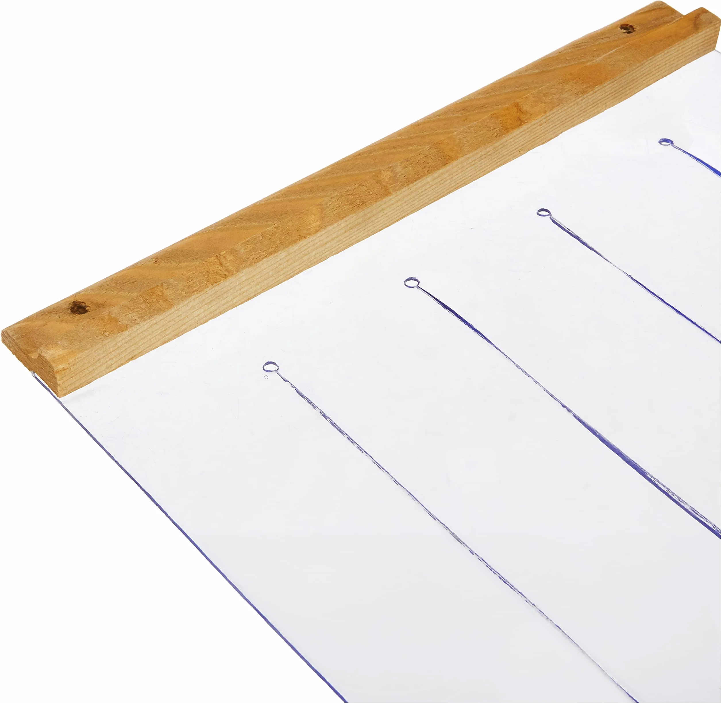 Ferplast Drzwi do budy dla psów do modelu DOMUS MEDIUM i CANADA 2, zewnętrzne drzwi do budy, przezroczyste PCW, odporne na deszcz, wiatroszczelne, odporne na zimno, 27,5 x wys. 42 cm