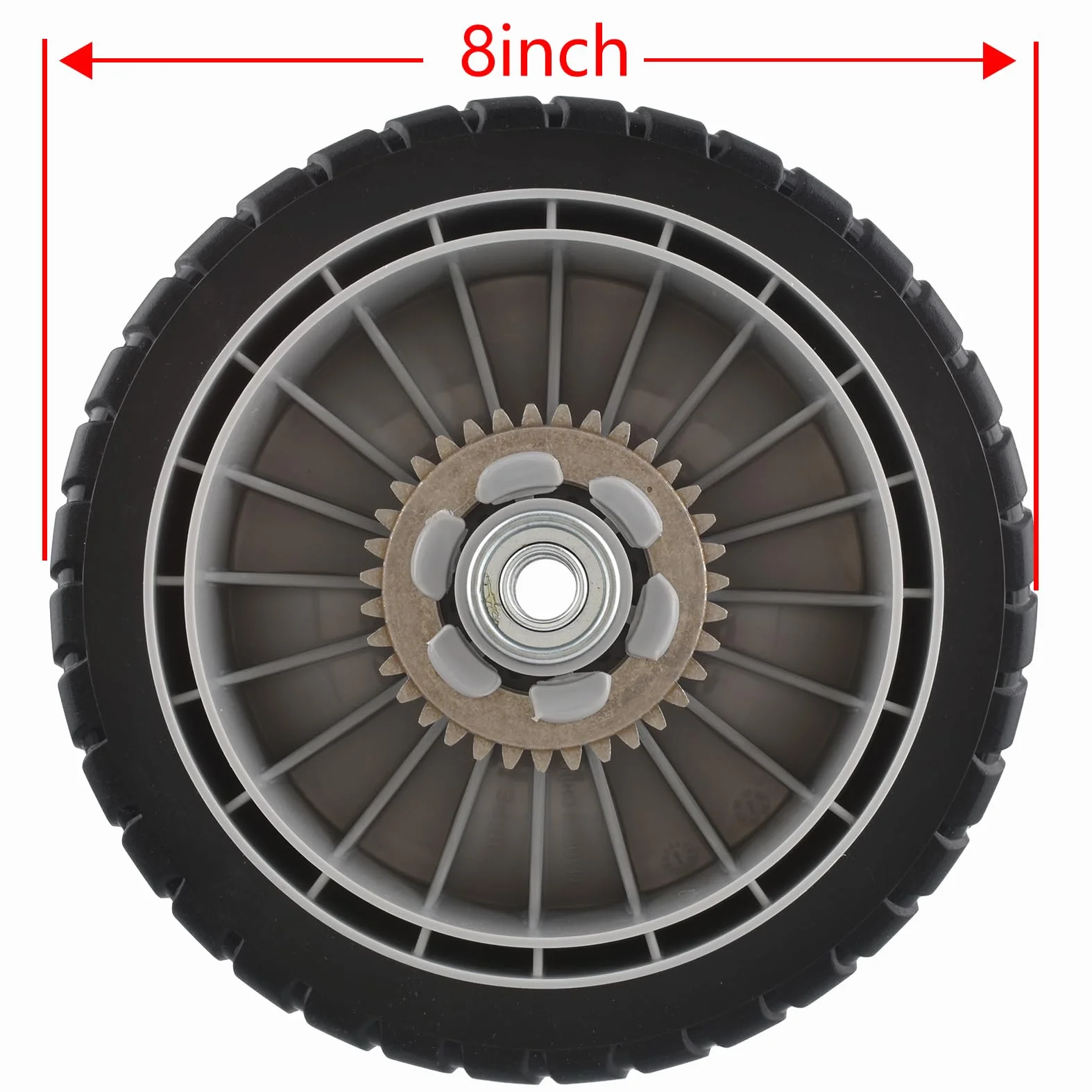 2 sztuki 20-centymetrowe tylne koła do kosiarki z przekładnią dla Honda 42710-VE2-M01ZE 42710-VE2-M02ZE HRR216K6