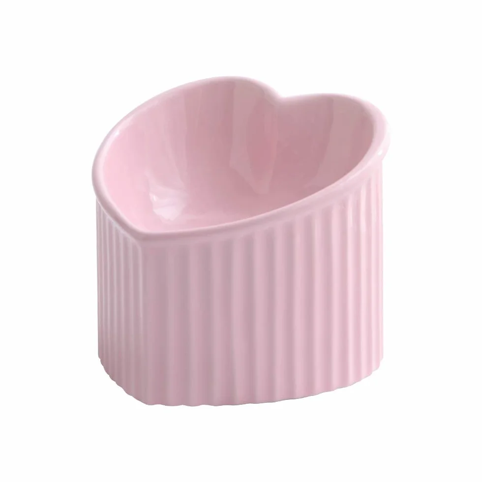 Podwyższona i pochylona ceramiczna miska dla kota, wysoka miska na karmę dla kota, odporna na wymioty, nadaje się do mycia w zmywarce i mikrofalówki, 180 g