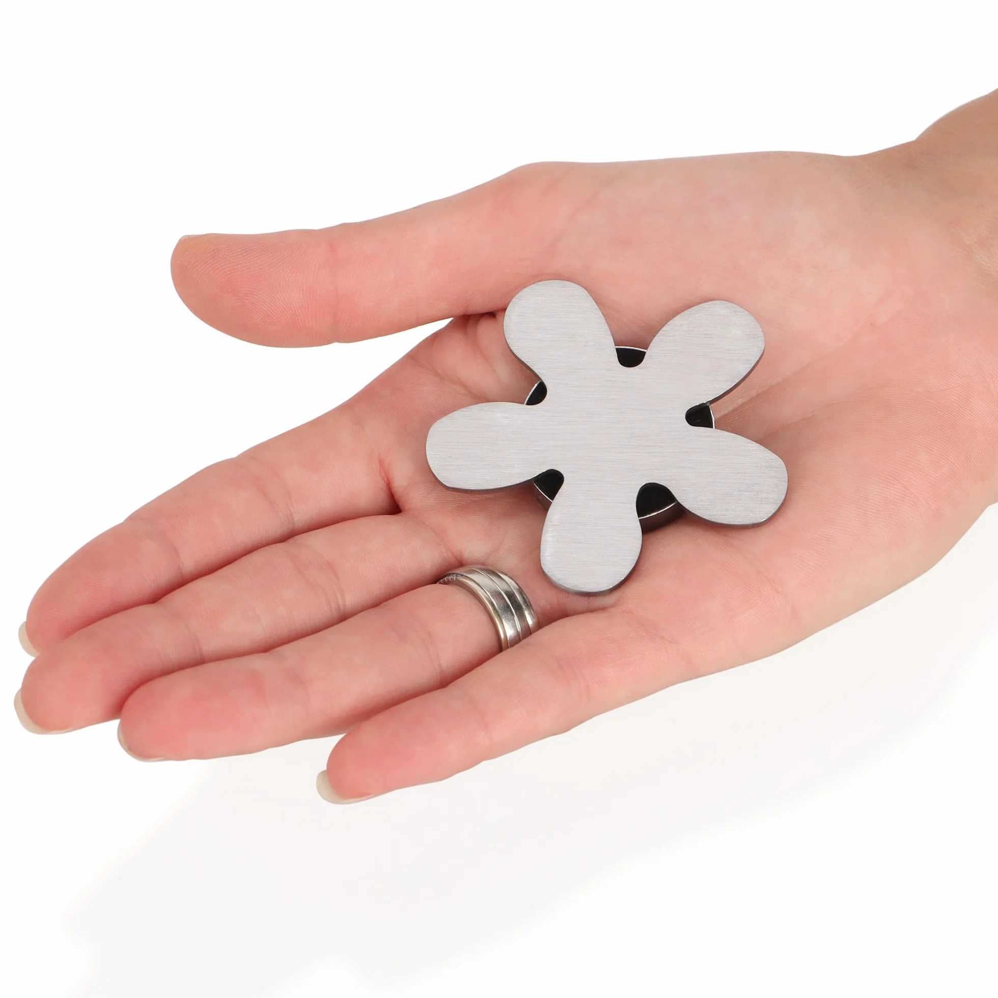 com-four® 4x magnetyczne obciazniki obrus stal nierdzewna - ciezkie klipsy z magnesem - uchwyty mocowanie stól