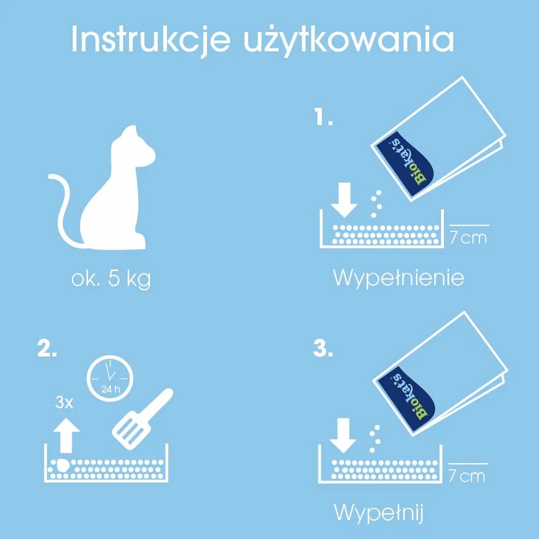 Biokat'S Diamond Care Ściółka z Naturalnej Gliny 10 L