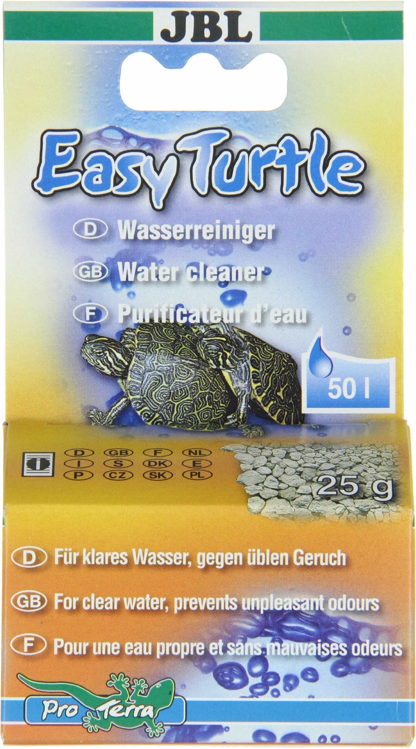 JBL EasyTurtle 25 g środek do usuwania zapachów w terrariach