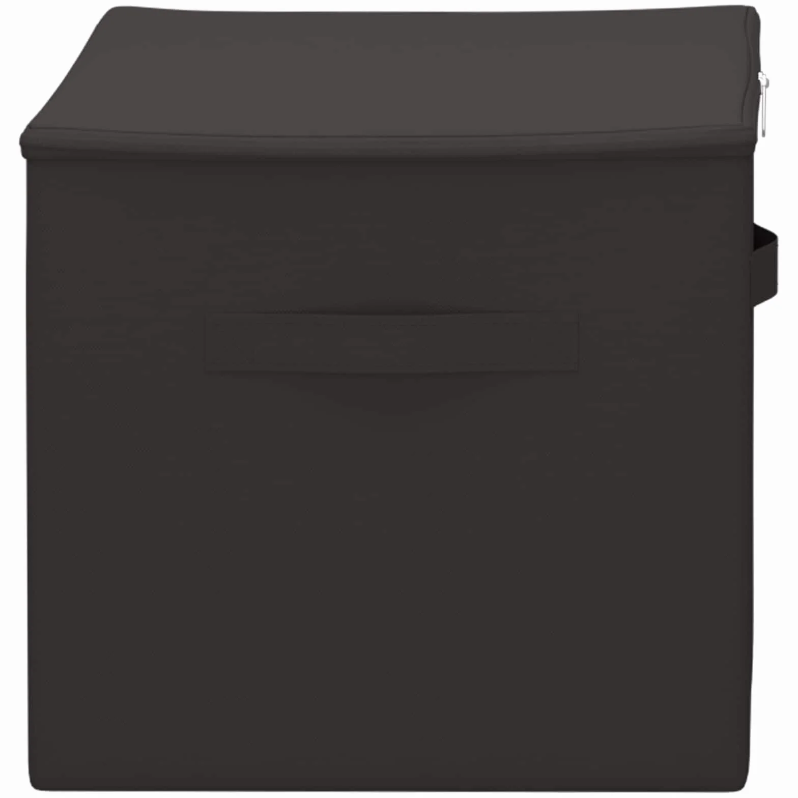 Pudełko do przechowywania, zestaw 24 sztuk, antracytowe, z włókniny, 55 x 35 x 32 cm, składane, z 2 półkami, do szafy, regału, kosza, organizacji w salonie, gospodarstwie domowym