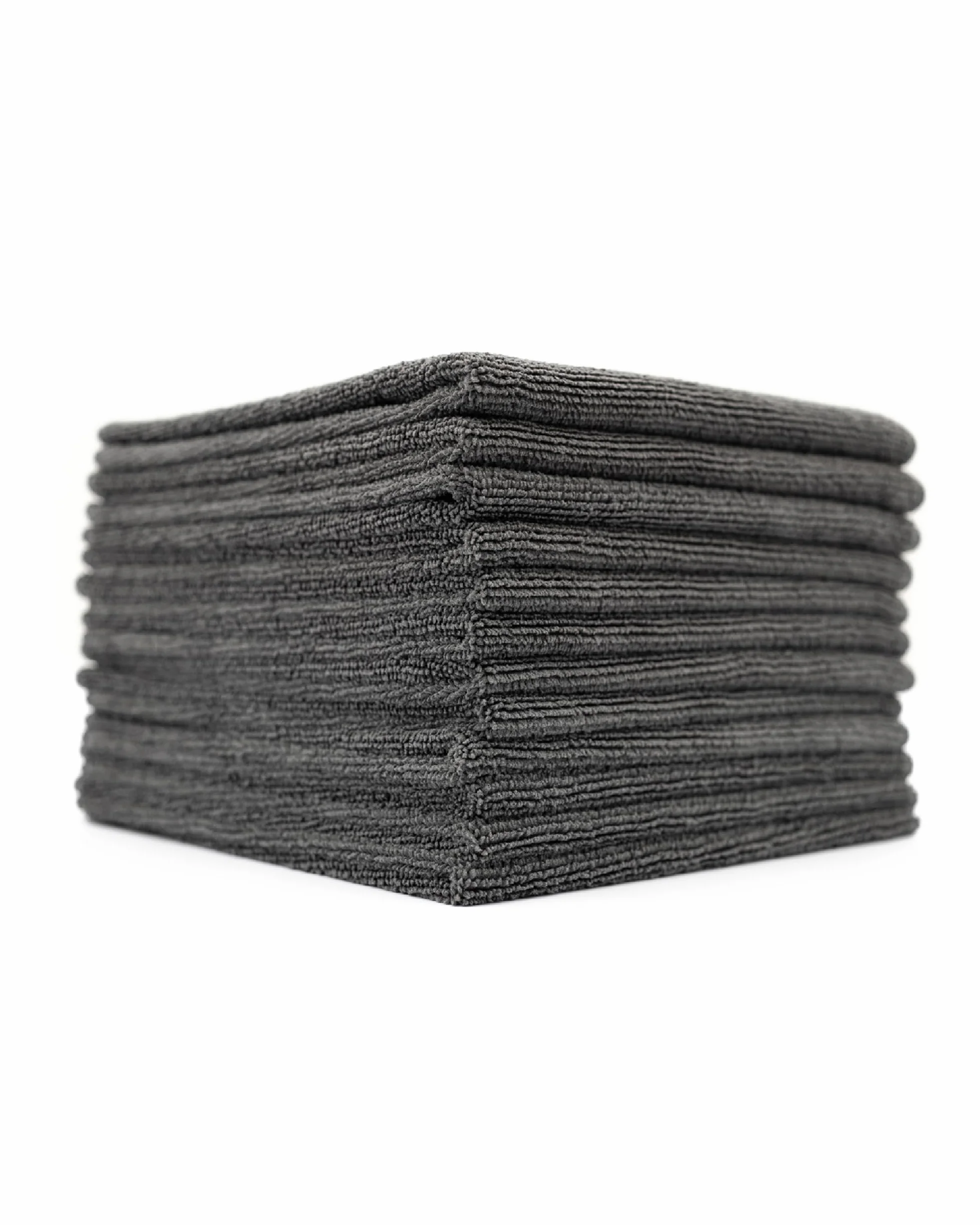 The Rag Company Uniwersalne ściereczki do sprzątania z mikrofibry frotte, chłonne, nie strzępią się, nie pozostawiają smug, do kuchni, łazienek, 300 g/m², 30x30 cm, szare (12 szt.)