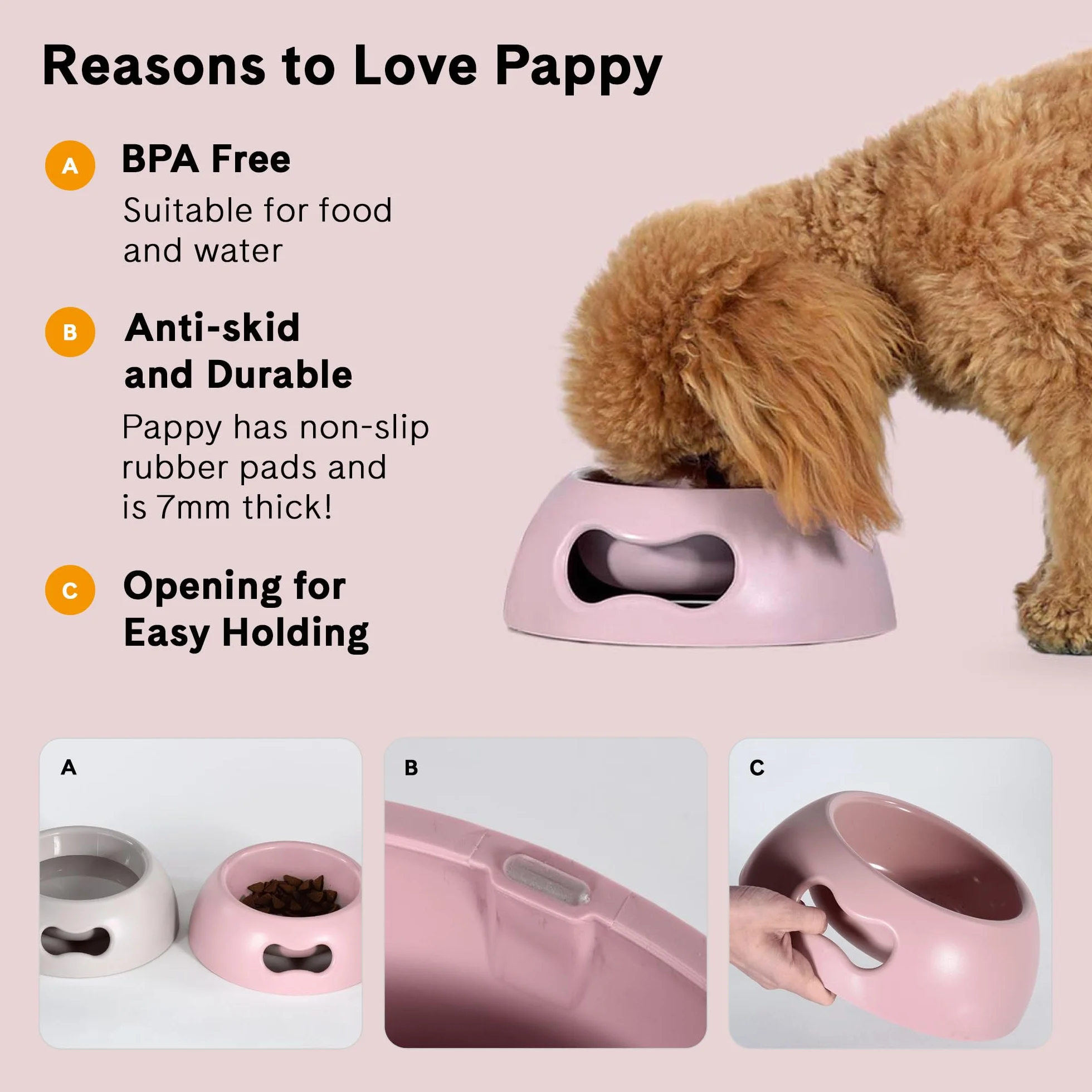 United Pets Miska dla psa średnia lilia