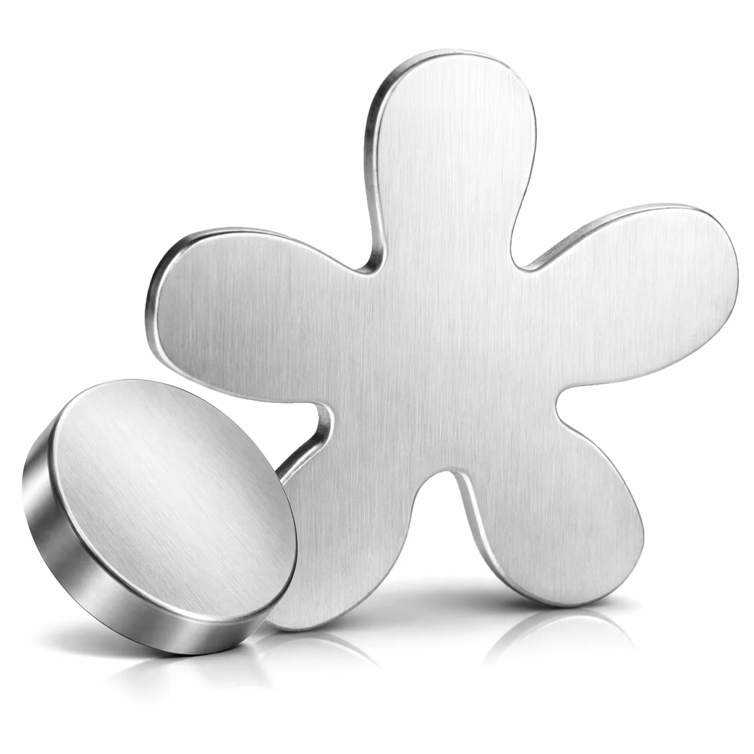 com-four® 4x magnetyczne obciazniki obrus stal nierdzewna - ciezkie klipsy z magnesem - uchwyty mocowanie stól