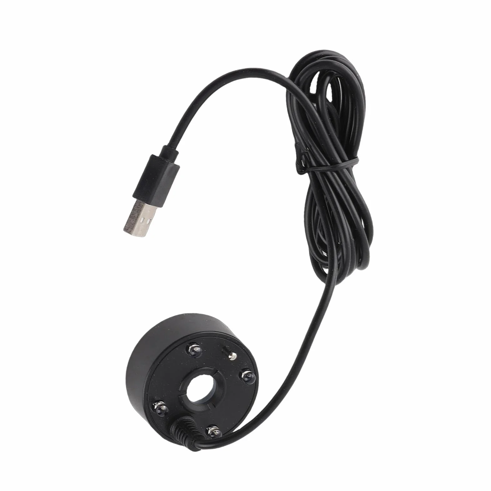 Technologia Ultra Sound Mist Maker Fogger, Zasilany Przez USB, Kolorowe Diody LED, Halloweenowa Atmosfera dla Fontann, Akwariów (TOPINCNbinzu3pxsr-12)