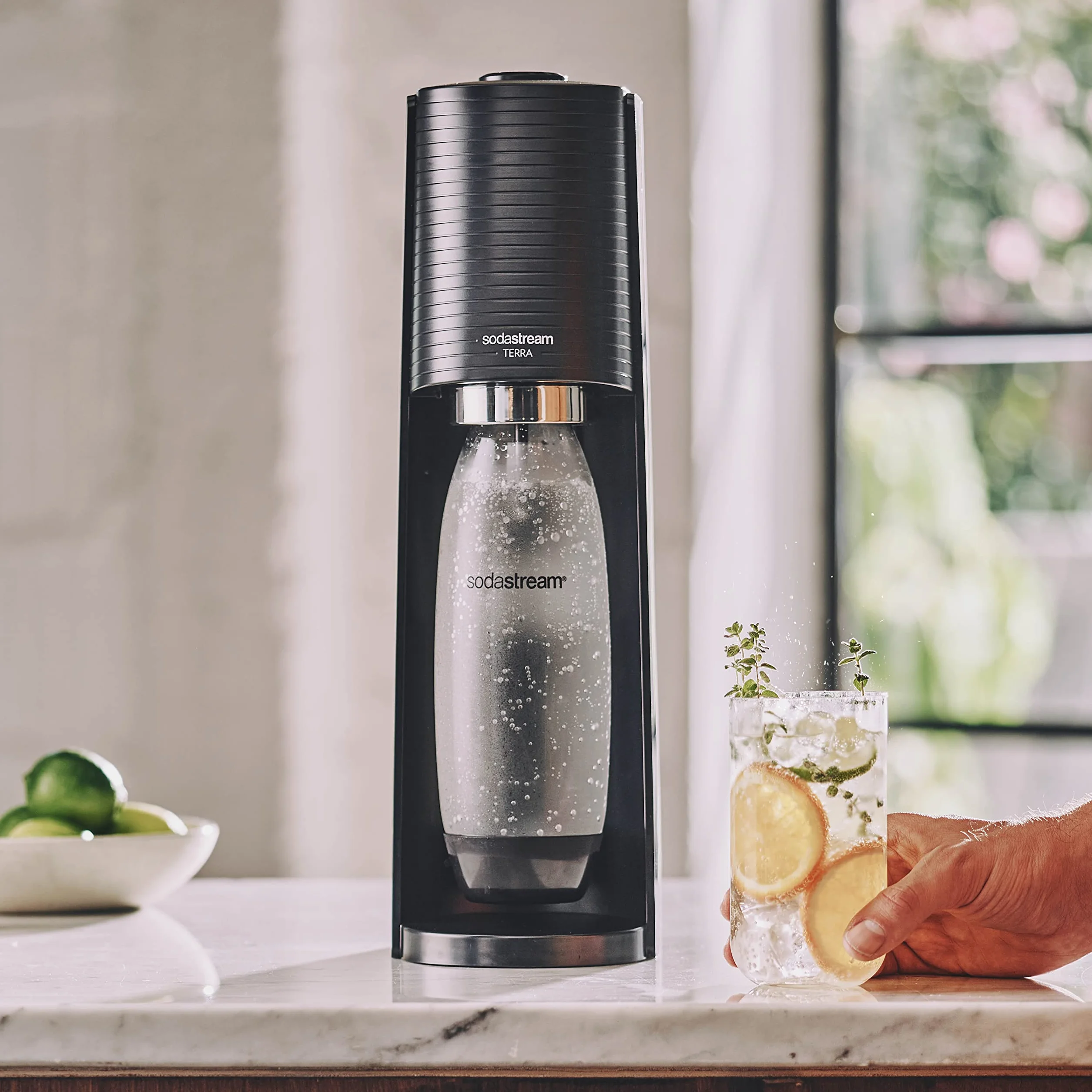 SodaStream Saturator Terra, Czarny