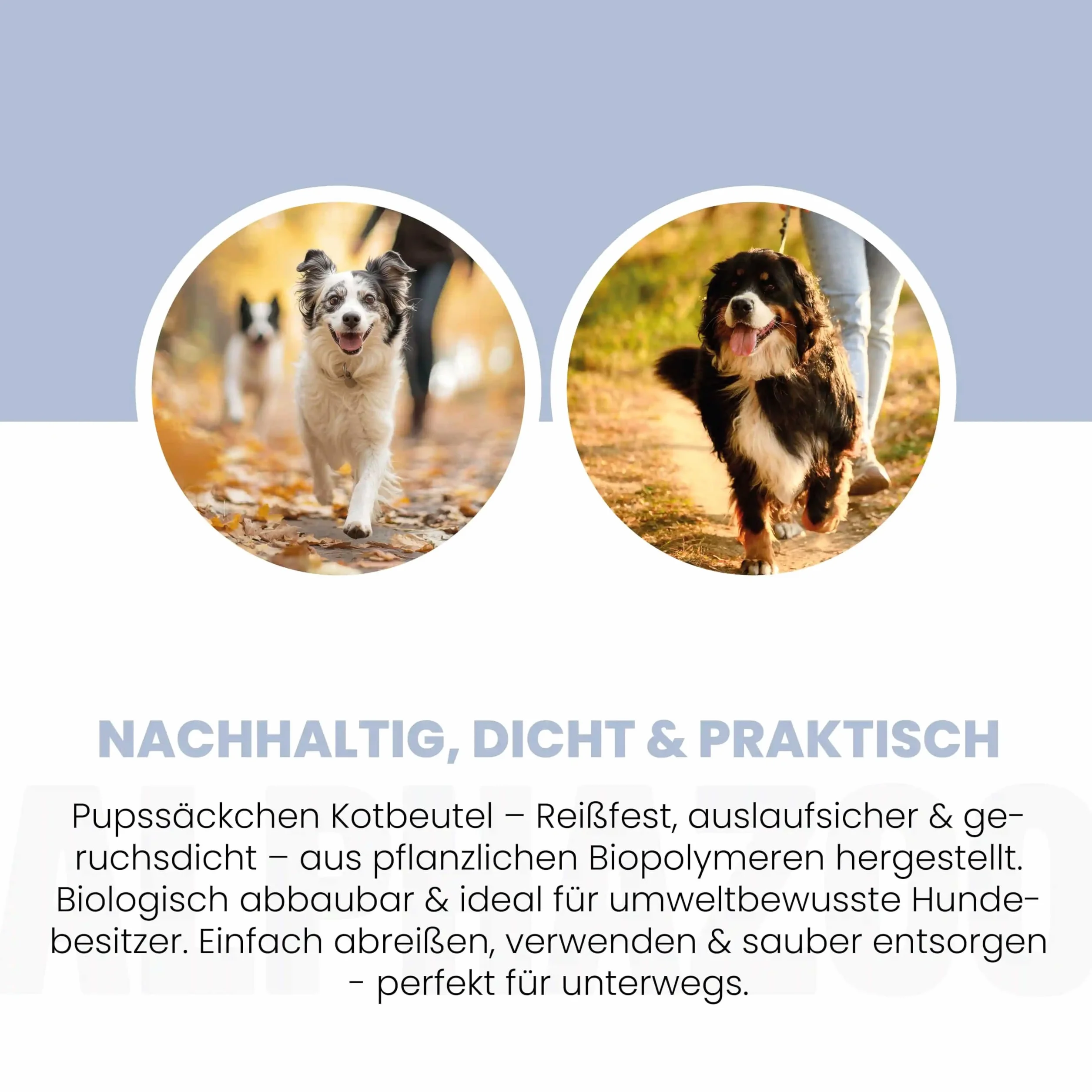 Alphazoo Worki na odchody dla psów biologiczne rozkładalne 120 sztuk