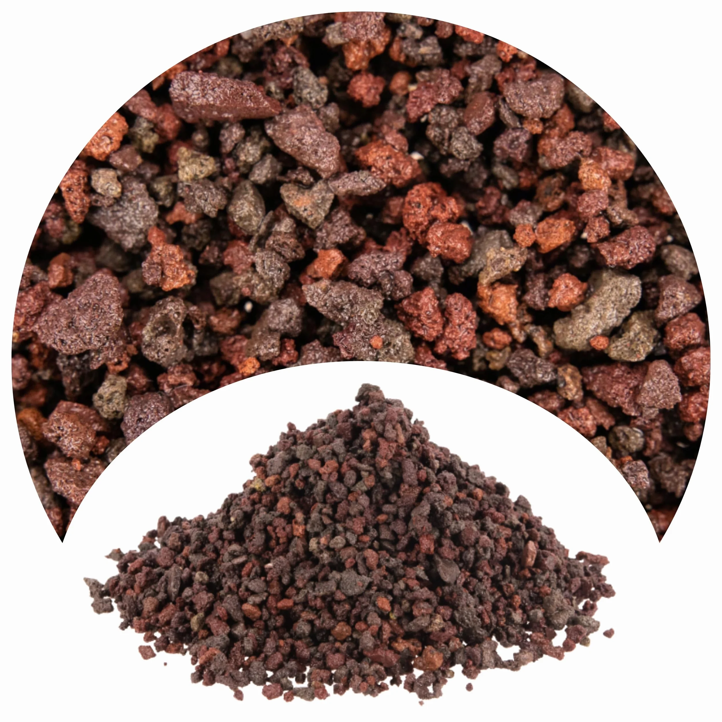 Żwirek do Akwarium Dekoracja Akwarium Żwirek Akwarium Lawa Wulkaniczna 16kg 3-5mm